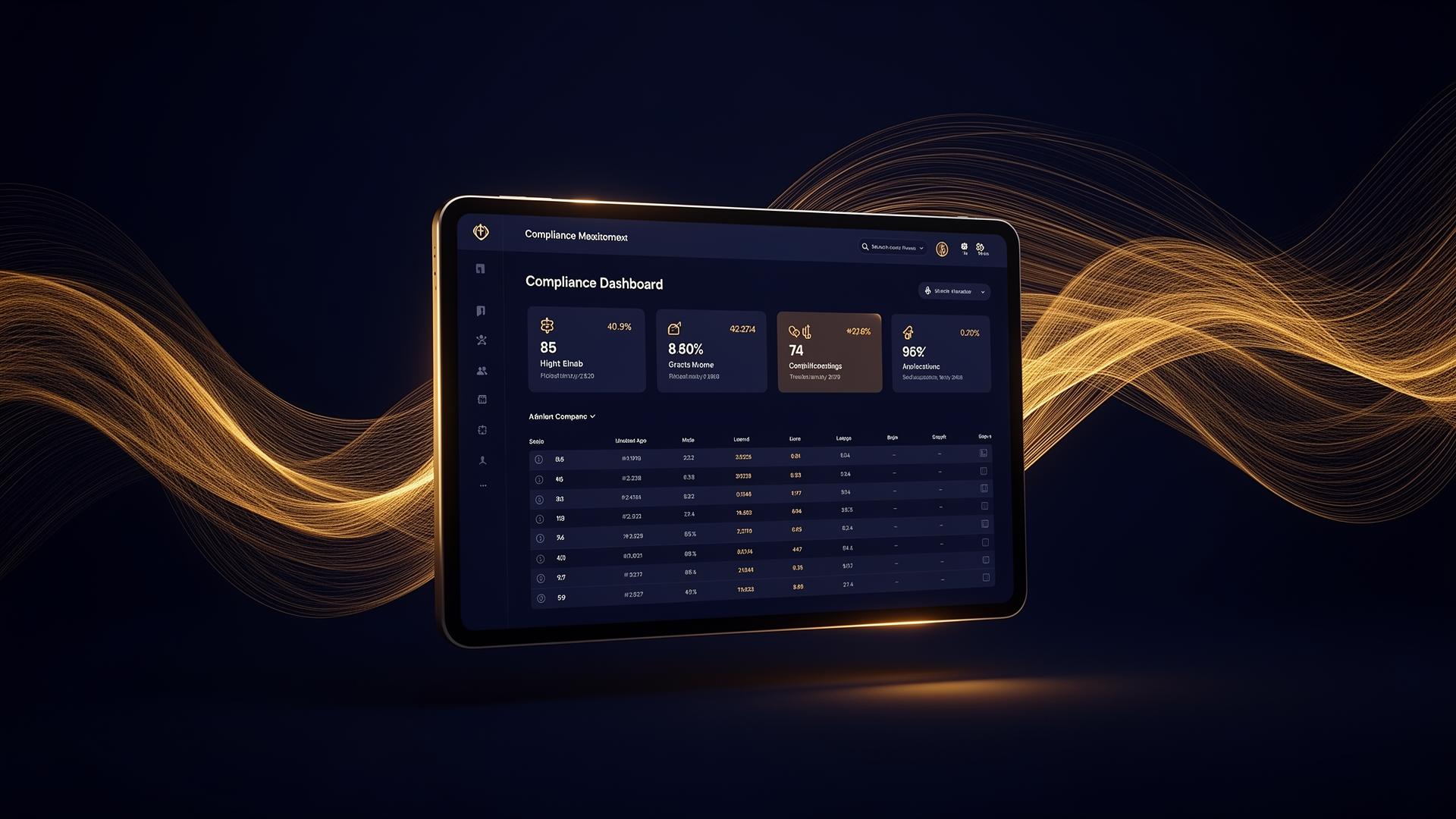 MyCompliance dashboard preview